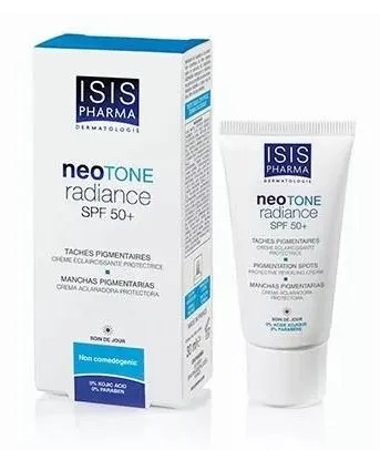 Isispharma Neotone radiance SPF 50+ крем для предупреждения гиперпигментации, крем для лица, 30 мл, 1 шт.