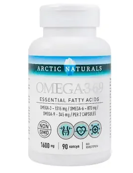 Arctic Naturals Омега 3-6-9, капсулы, 90 шт.