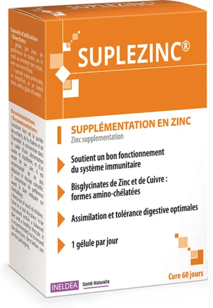 Suplezinc, капсулы, 60 шт.