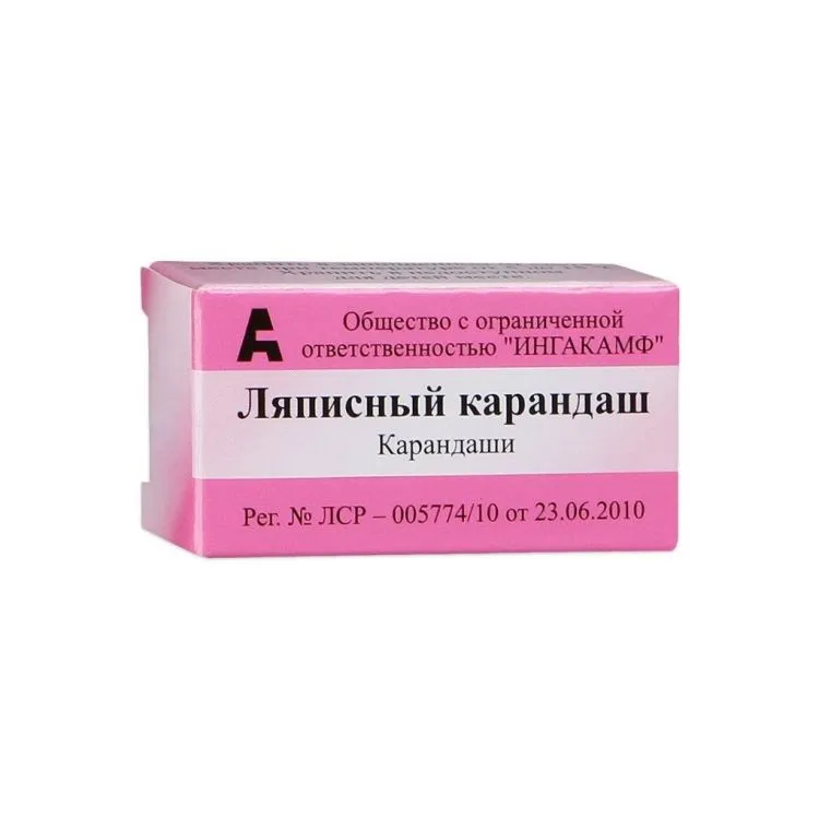 Ляписный карандаш, карандаш медицинский, 1 шт.