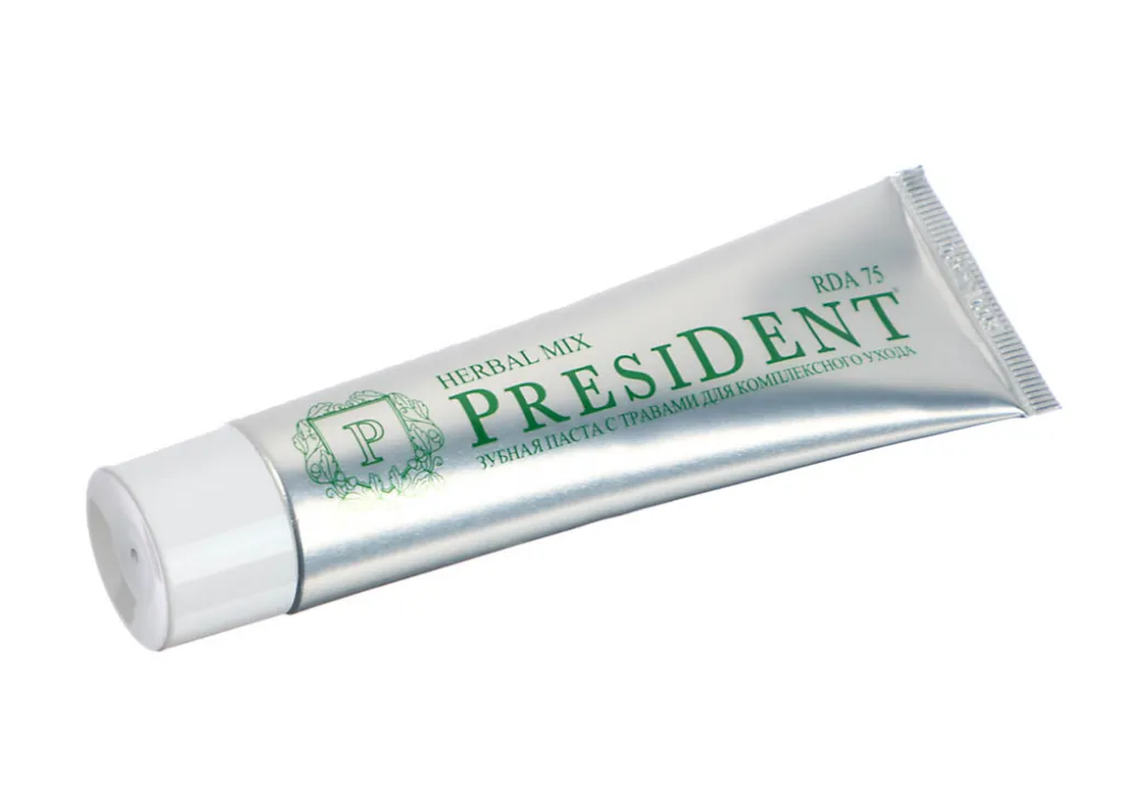 PresiDent Herbal mix Зубная паста 75 RDA, паста зубная, 50,0 г, 1 шт.