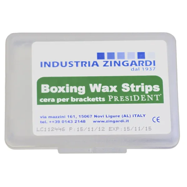 PresiDent Воск зуботехнический в полосках Boxing wax strips, воск зуботехнический, 7 шт.