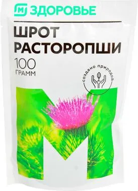 Магнит Здоровье Шрот Расторопши, порошок для приема внутрь, 100 г, 1 шт.