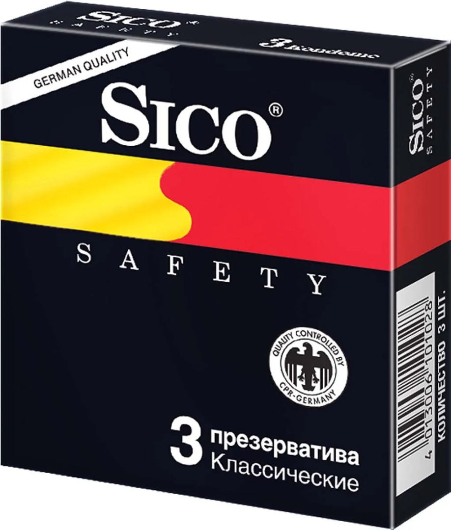 Презервативы Sico Safety, презерватив, 3 шт.