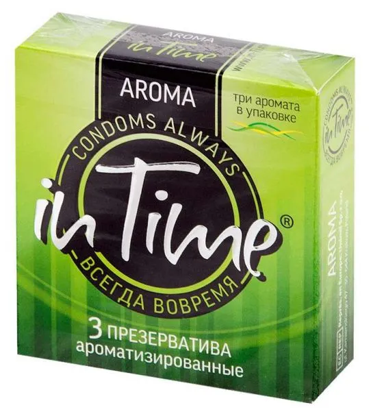 Презервативы In Time Aroma, презерватив, ароматизированные, 3 шт.