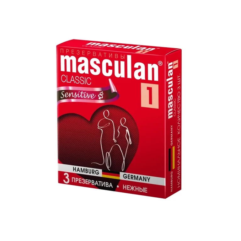 Презервативы Masculan Classic 1 Нежные, 3 шт.