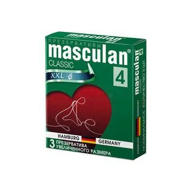 Презервативы Masculan Classic 4, презерватив, увеличенного размера, 3 шт.