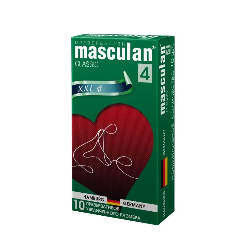 Презервативы Masculan Classic 4, презерватив, увеличенного размера, 10 шт.