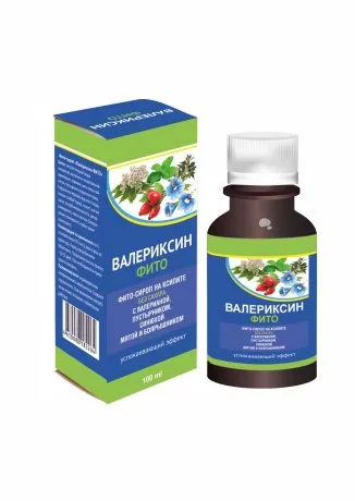 Валериксин Фито, фито-сироп на ксилите, 100 мл, 1 шт.