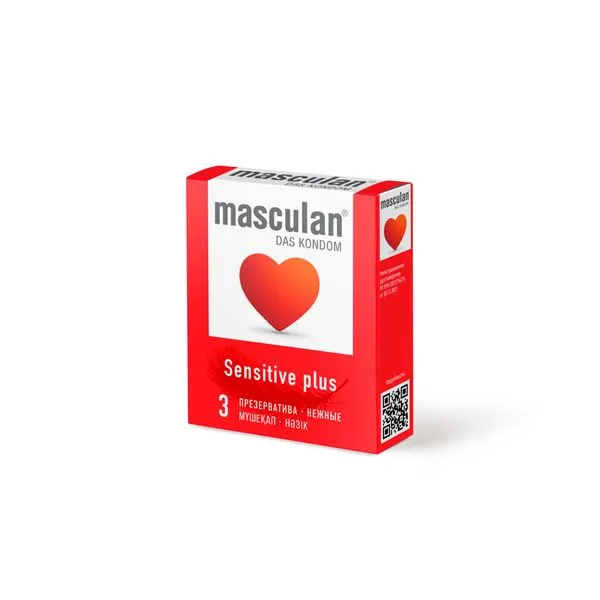 Презервативы Masculan Sensitive plus, 3 шт.