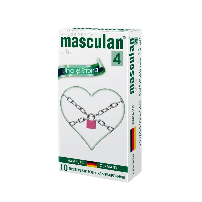 Презервативы Masculan Ultra 4, презерватив, ультрапрочные, 10 шт.