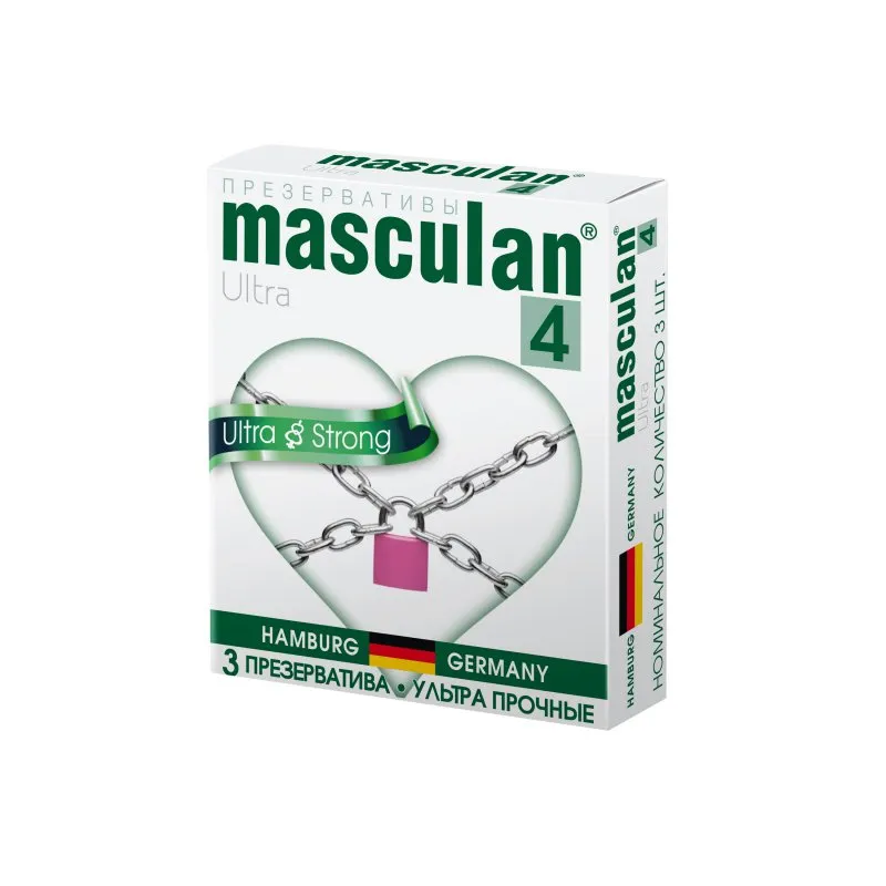 Презервативы Masculan Ultra 4, презерватив, ультрапрочные, 3 шт.