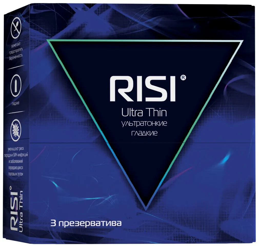 Презервативы Risi Ultra Thin, ультратонкие, 3 шт.