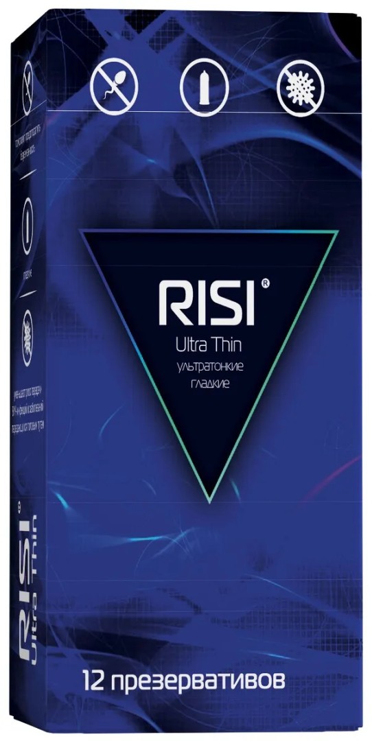 Презервативы Risi Ultra Thin, ультратонкие, 12 шт.