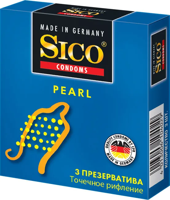 Презервативы Sico Peаrl, презерватив, 3 шт.