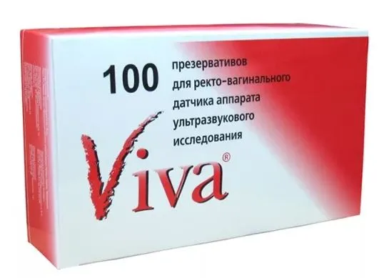 Презервативы Viva, презерватив, для УЗИ, 100 шт.