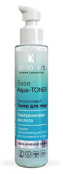 Novosvit Гиалуроновый тонер для лица Base Aqua-Toner, 100 мл, 1 шт.