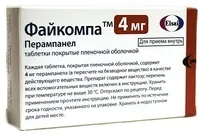 Файкомпа, 4 мг, таблетки, покрытые пленочной оболочкой, 28 шт.