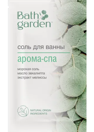 Bath Garden Соль для ванны Арома-СПА, соль для ванн, 100 г, 1 шт.