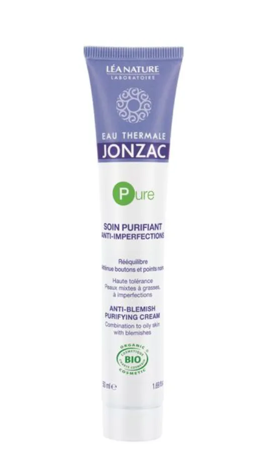 Jonzac Pure Крем для кожи лица с несовершенствами очищающий, крем, для проблемной, комбинированной и жирной кожи, 50 мл, 1 шт.