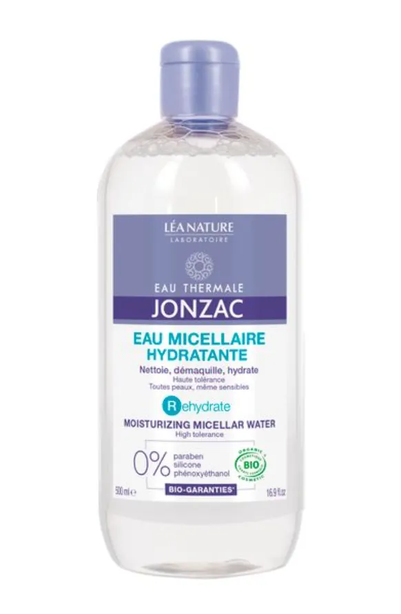 Jonzac Rehydrate Увлажняющая мицеллярная вода, мицеллярная вода, для чувствительной и реактивной кожи, 500 мл, 1 шт.