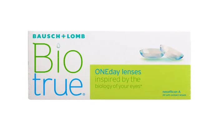 Bausch&Lomb Biotrue ONEday Контактные линзы однодневные, BC=8,6 d=14,2, D(-2.50), 30 шт.