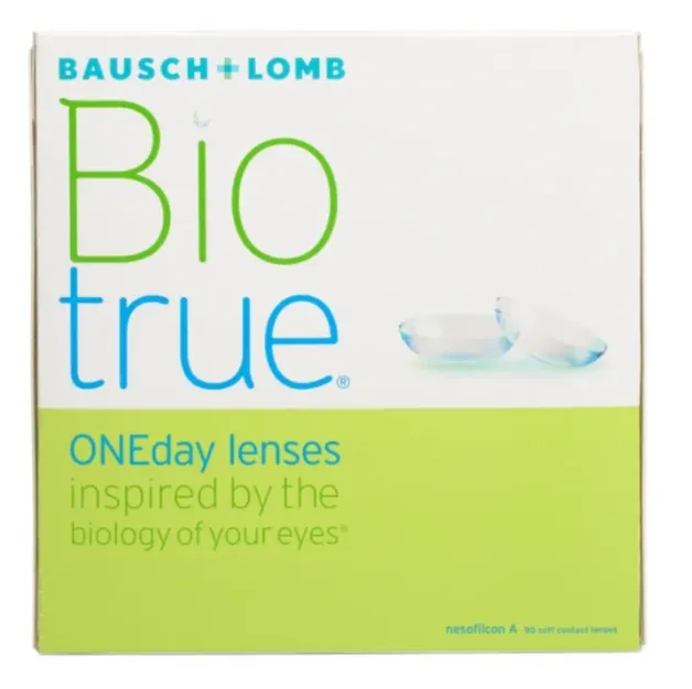 Bausch&Lomb Biotrue ONEday Контактные линзы однодневные, BC=8,6 d=14,2, D(-2.00), 90 шт.