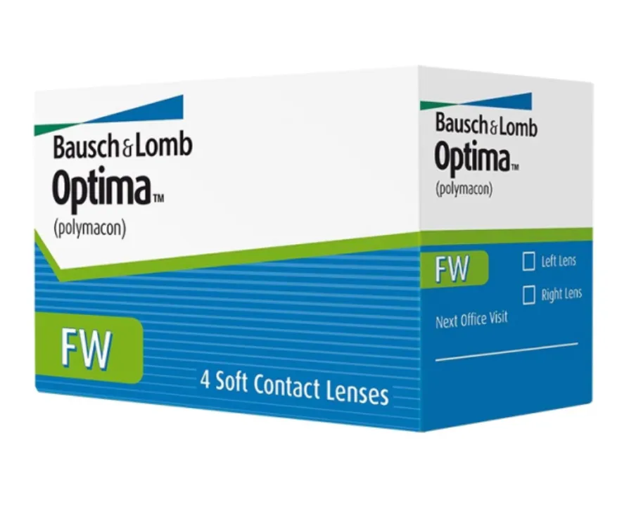 Bausch&Lomb Optima FW Контактные линзы плановой замены, BC=8,7 d=14,0, D(-3.50), стерильно, 4 шт.