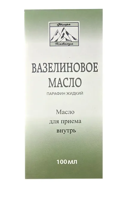 Вазелиновое масло, масло для приема внутрь, 100 мл, 1 шт., Флора Кавказа