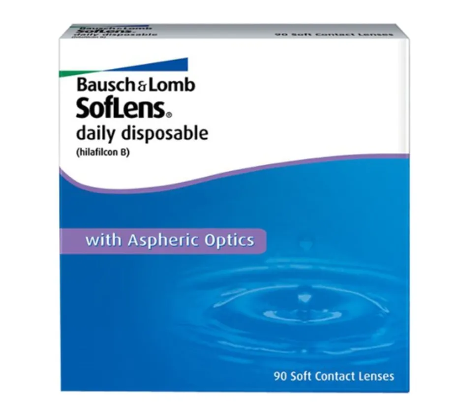 Bausch&Lomb SofLens Daily Disposable Контактные линзы однодневные, BC=8,6 d=14,2, D(-2.75), 90 шт.