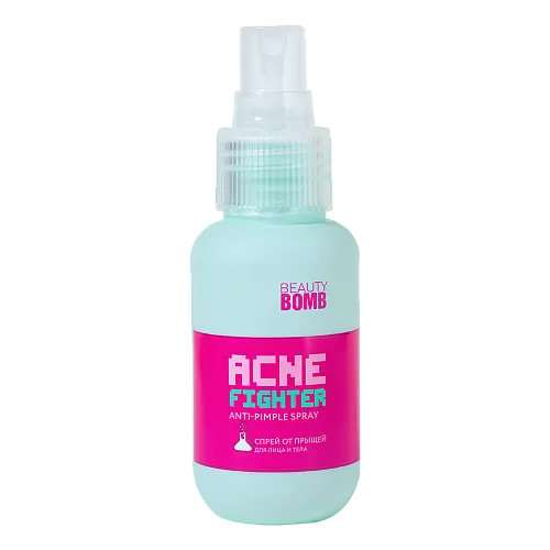 Beauty Bomb Acne Fighter Спрей от прыщей, спрей, 65 мл, 1 шт.