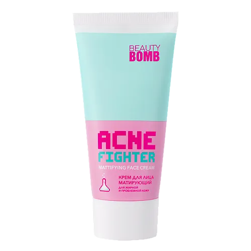 Beauty Bomb Acne Fighter Крем для лица матирующий, крем, для жирной и проблемной кожи, 40 мл, 1 шт.