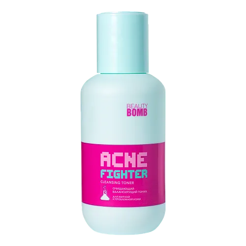 Beauty Bomb Acne Fighter Тоник для лица очищающий балансирующий, тоник для лица, 100 мл, 1 шт.