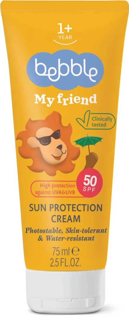 Bebble my friend крем солнцезащитный spf 50, крем, 75 мл, 1 шт.