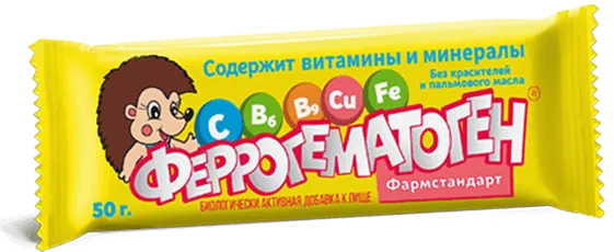 Феррогематоген-Фармстандарт, 50 г, пастилки жевательные, 1 шт.