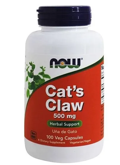 NOW Cat's Claw Extract Экстракт кошачьего когтя, 500 мг, капсулы, 100 шт.