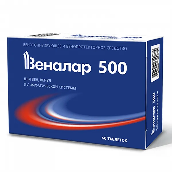 Веналар, таблетки, 60 шт.