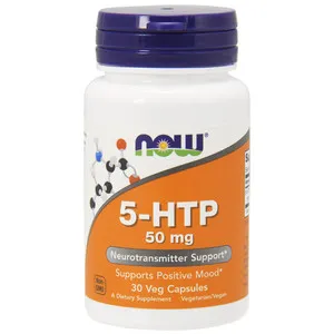 Now Foods 5-HTP, 50 мг, капсулы, 30 шт.