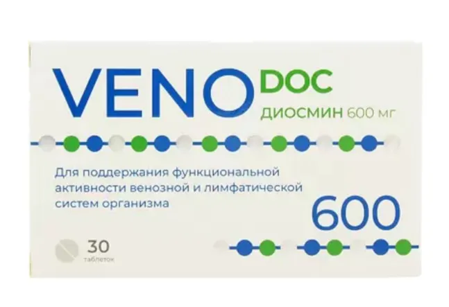 VENO DOC Диосмин 600, таблетки, 30 шт.