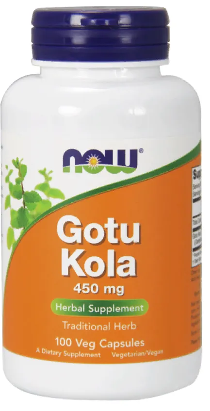 NOW Gotu Kola Готу Кола, 450 мг, капсулы, 100 шт.