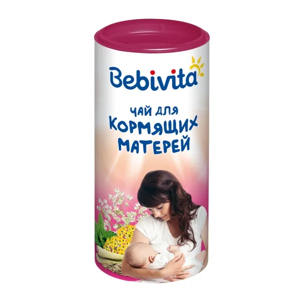 Bebivita Чай Для кормящих матерей, сухой гранулированный инстантный чай, 200 г, 1 шт.