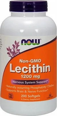 NOW Lecithin Лецитин, 1200 мг, капсулы, 200 шт.