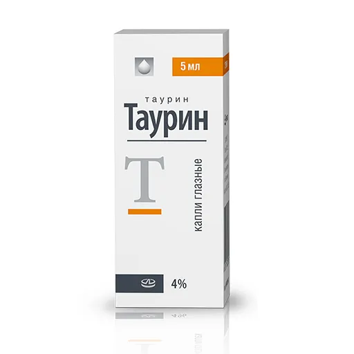 Таурин, 4%, капли глазные, 5 мл, 1 шт., Лекко