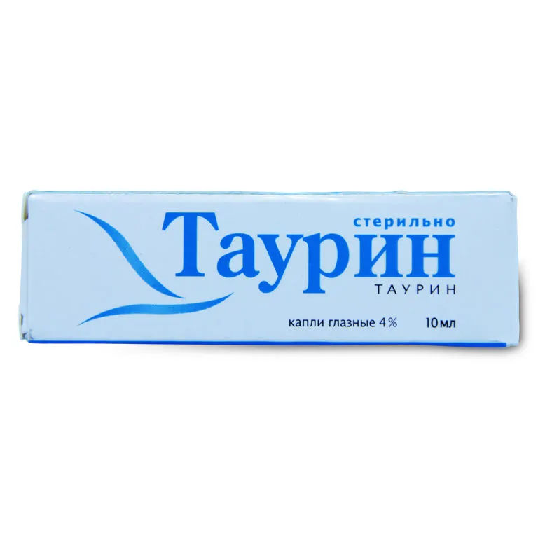 Таурин, 4%, капли глазные, 10 мл, 1 шт.