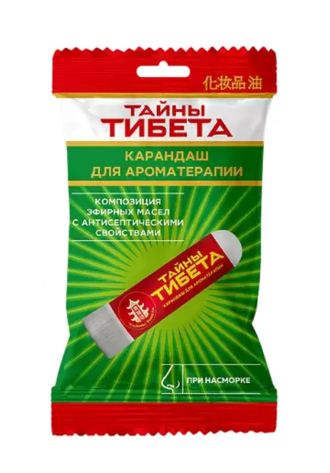 Тайны Тибета Карандаш для ароматерапии, 1,5 г, 1 шт.