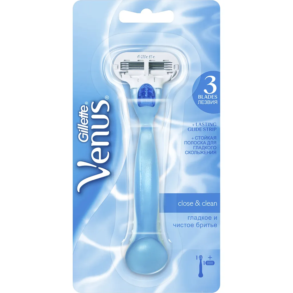 Gillette Venus Станок, с 1 сменной кассетой, 1 шт.