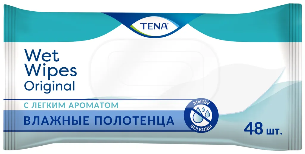 Tena Original Полотенца влажные, полотенца влажные, 48 шт.