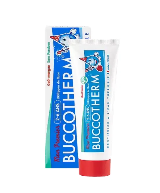 Buccotherm Зубная паста-гель для детей 2-6 лет вкус клубники, паста, с термальной водой, 50 мл, 1 шт.