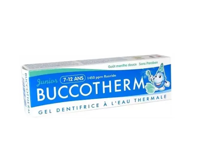 Buccotherm Зубная паста-гель для детей 7-12 лет вкус мята, паста, с термальной водой, 50 мл, 1 шт.