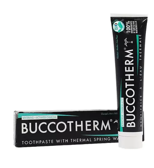 Buccotherm Зубная паста с углем, паста, с термальной водой, 75 мл, 1 шт.